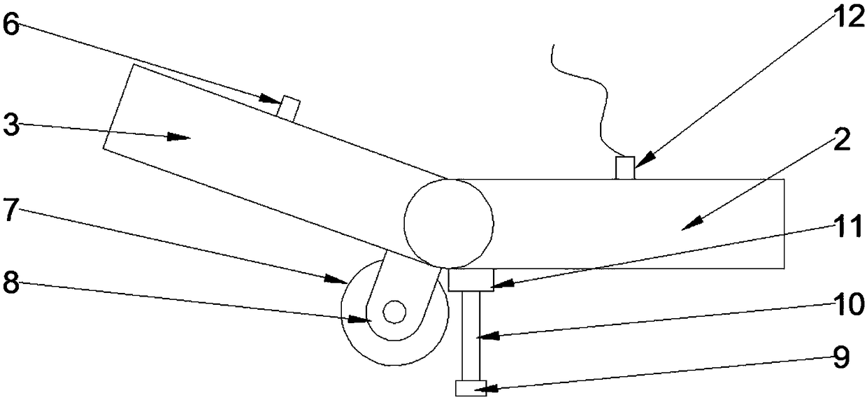 Fixed bed for ultrasonic examination