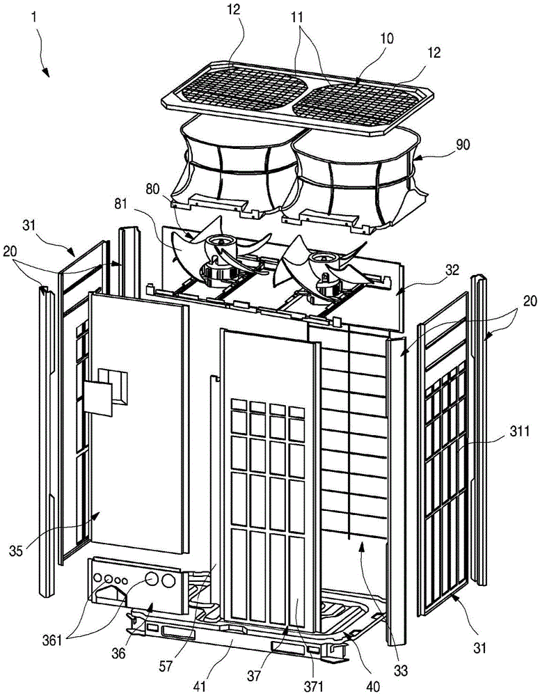 Outdoor device of air conditioner