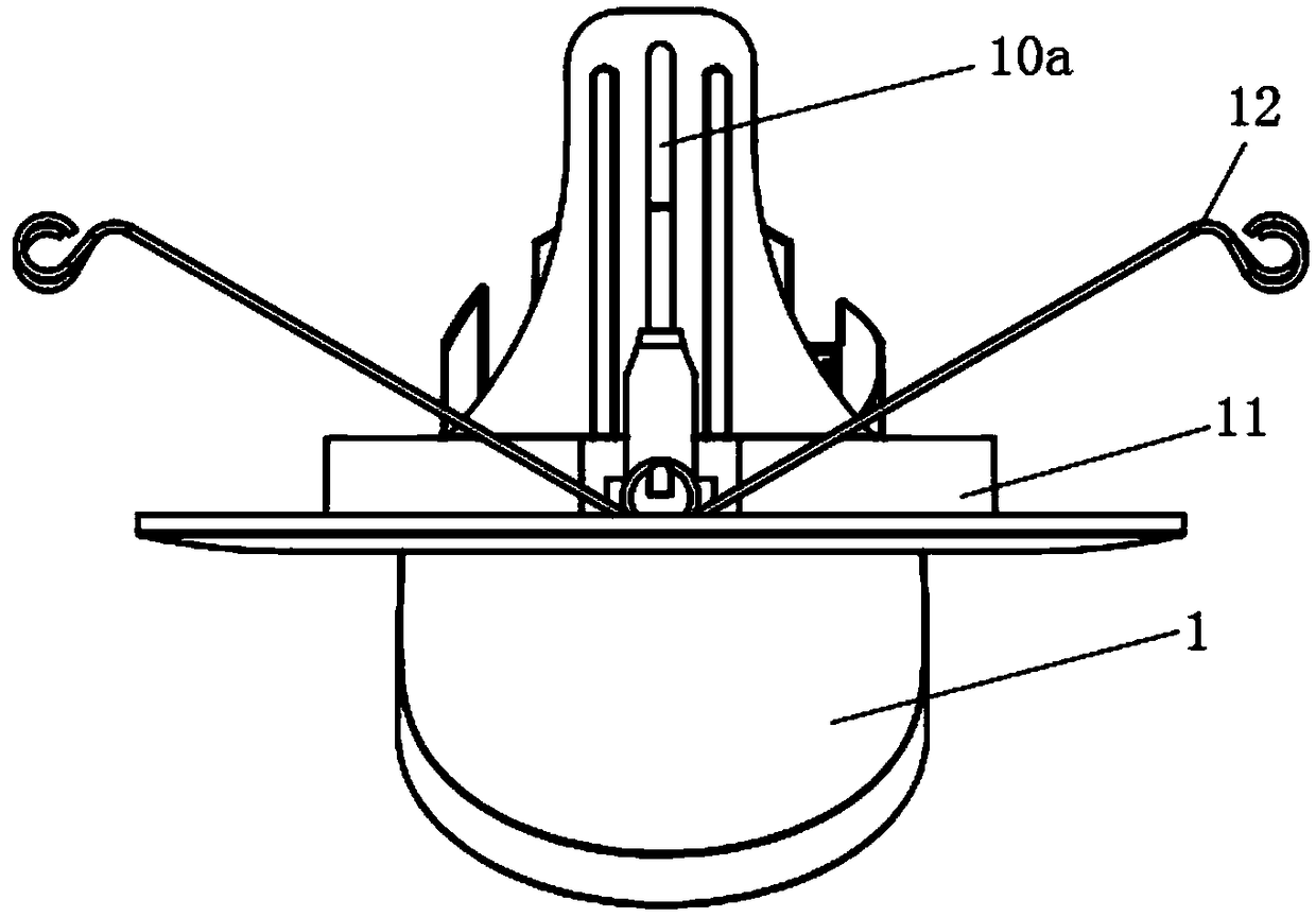 Touch-type color-temperature adjusting lamp