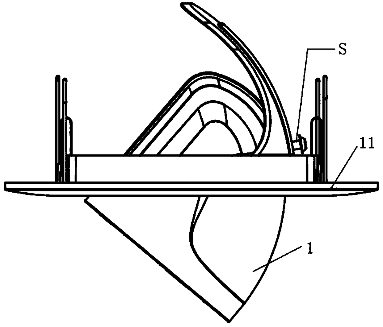 Touch-type color-temperature adjusting lamp