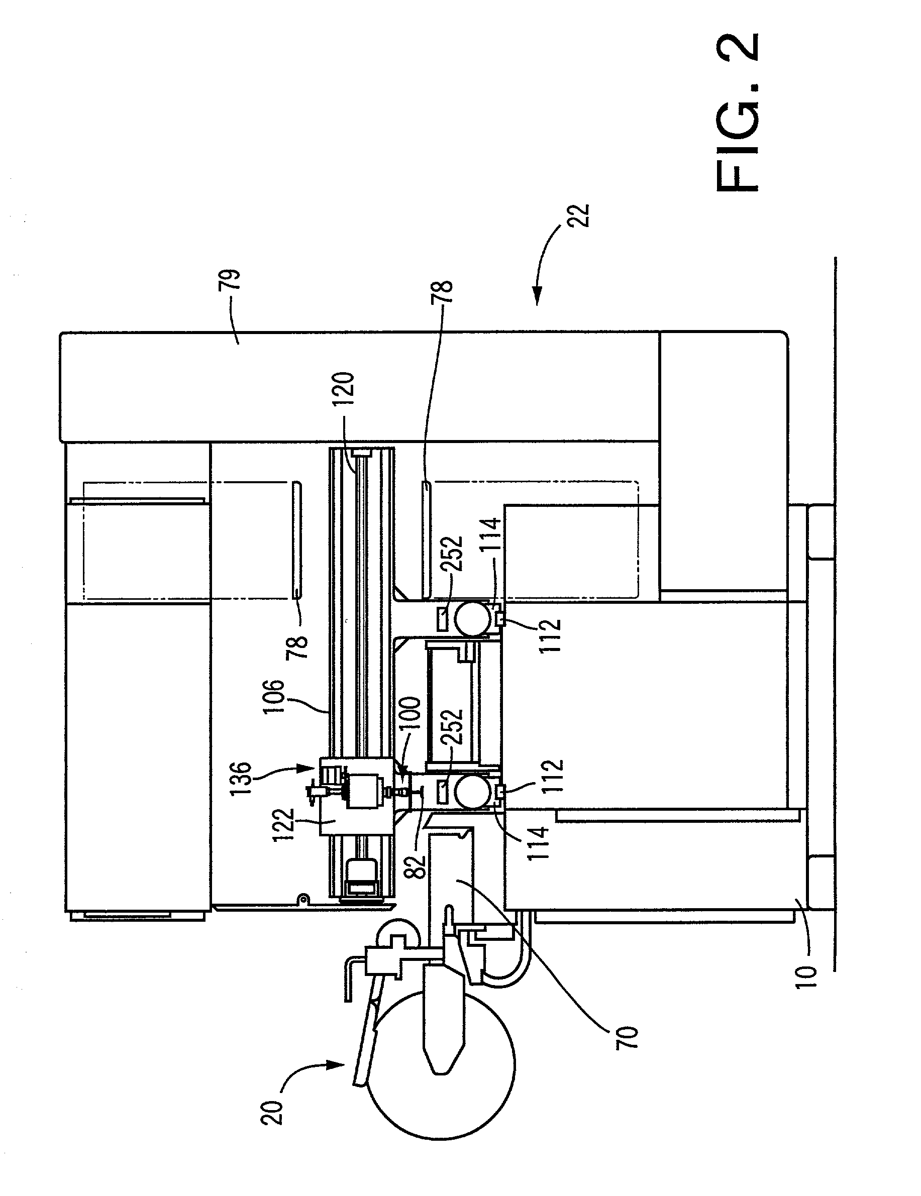Method of detecting position of rotation axis of suction nozzle, and electric-component mounting system