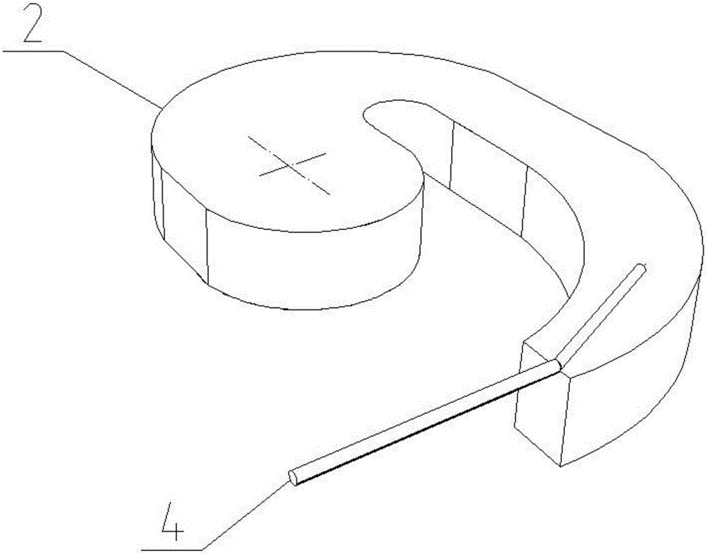 Simple and efficient fractured drill pipe catching device and catching method thereof