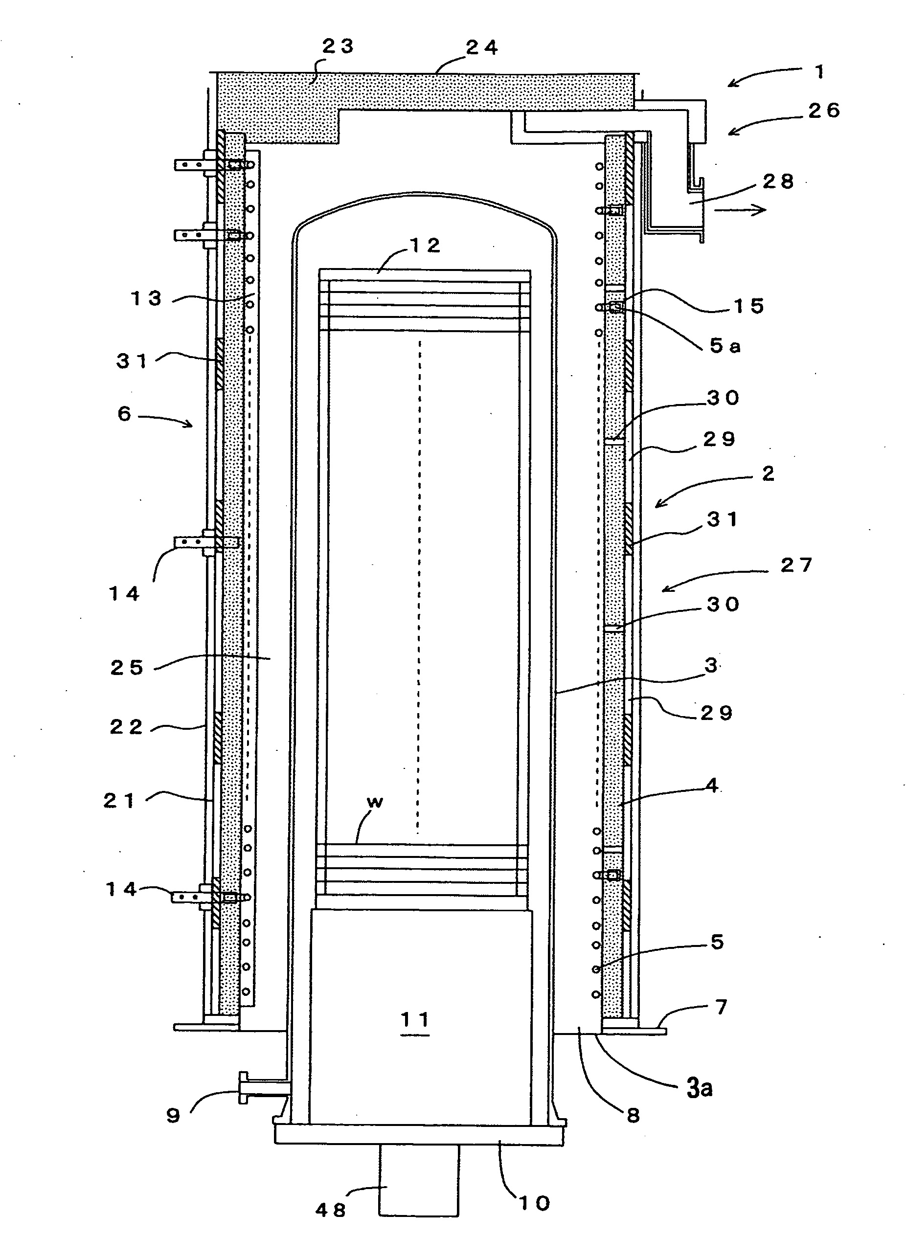 Heat processing furnace and method of manufacturing the same