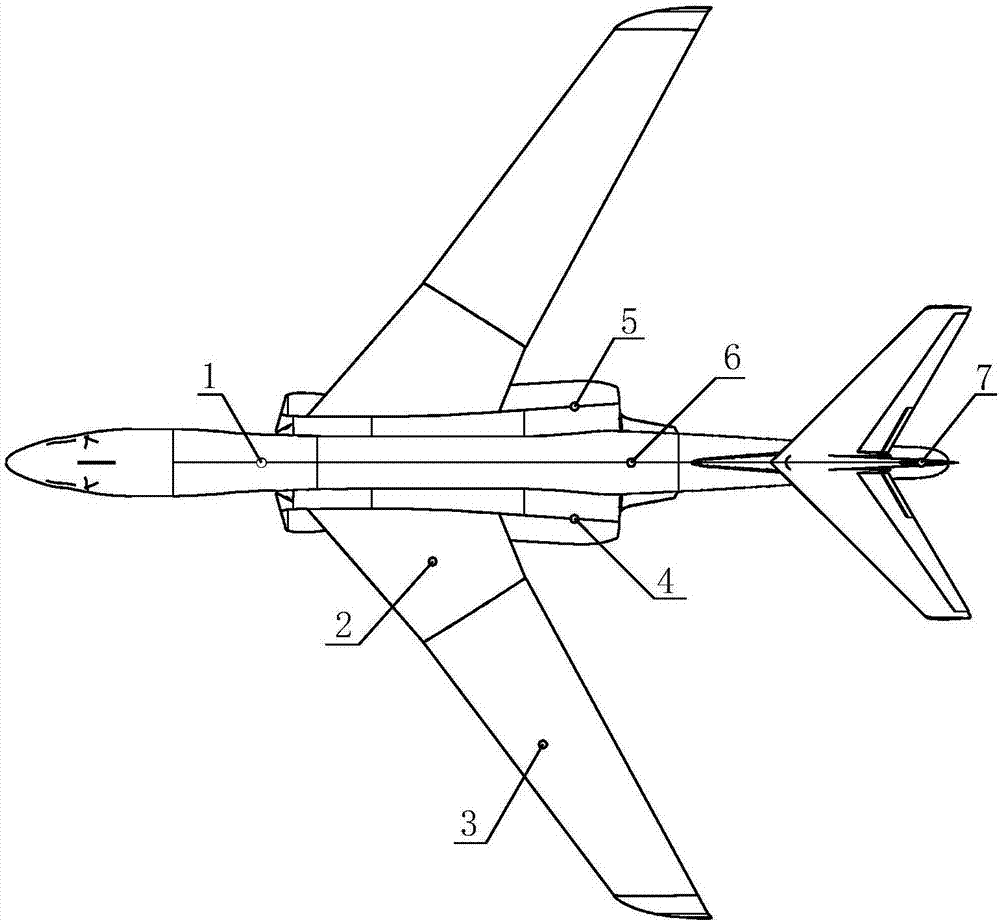 Aircraft fire numerical simulation calculating method