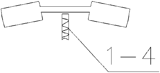 Multi-row lead frame structure