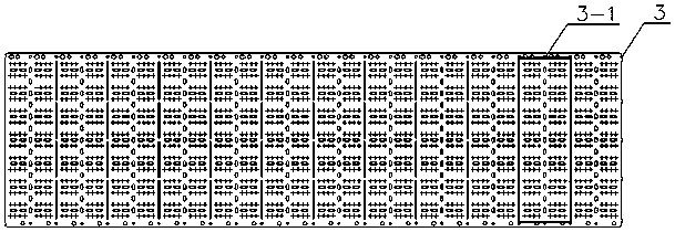 Multi-row lead frame structure