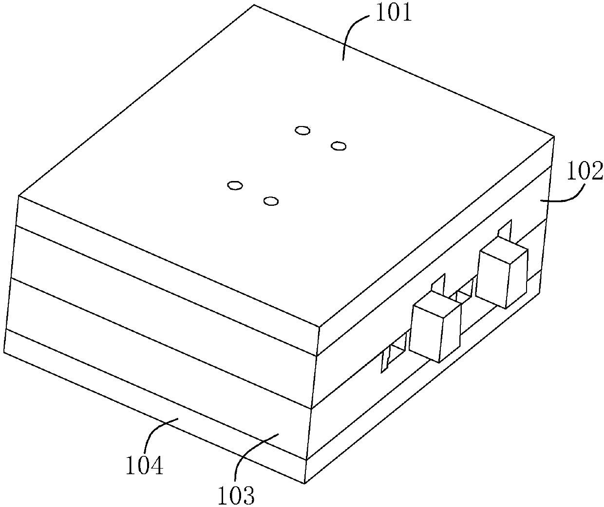 Multi-way rubber joint for coffee machine and forming die and demolding method