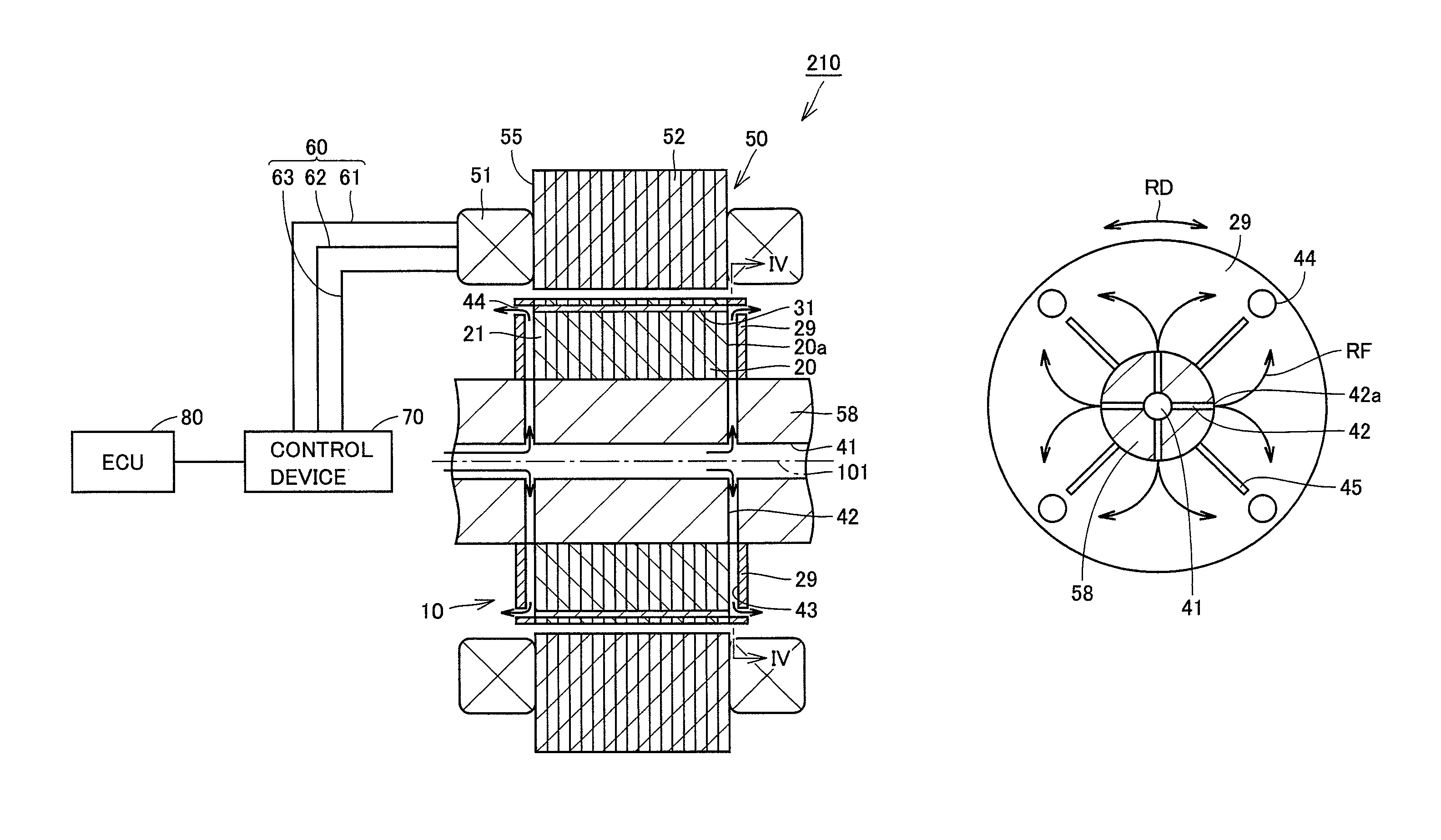 Rotating electric machine and drive device