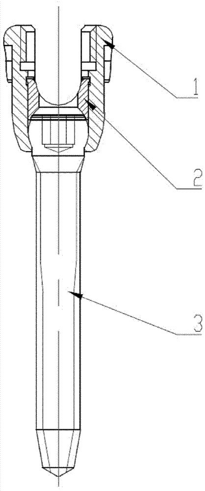 One-way automatic stretching pedicle screw and application thereof
