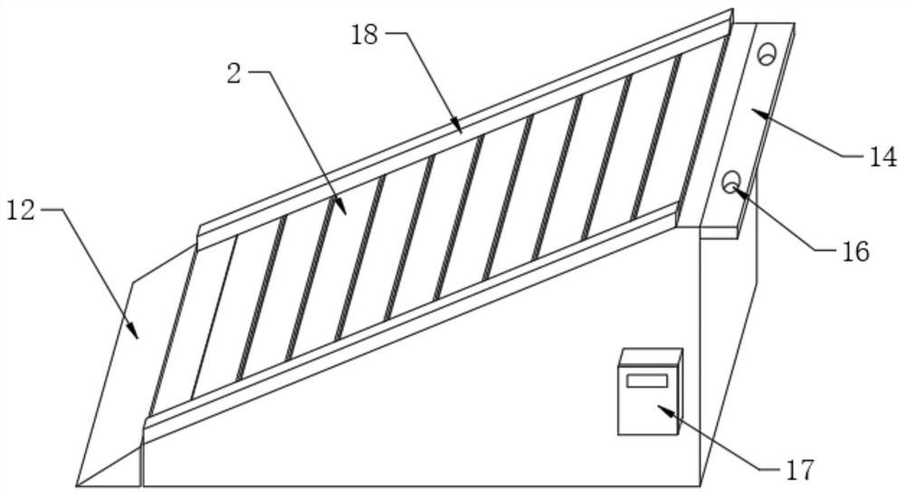 Fixed boarding bridge capable of changing panel structure