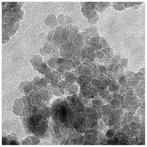 Preparation method of double-layer Fe3O4@SiO2 magnetic composite nanoparticle