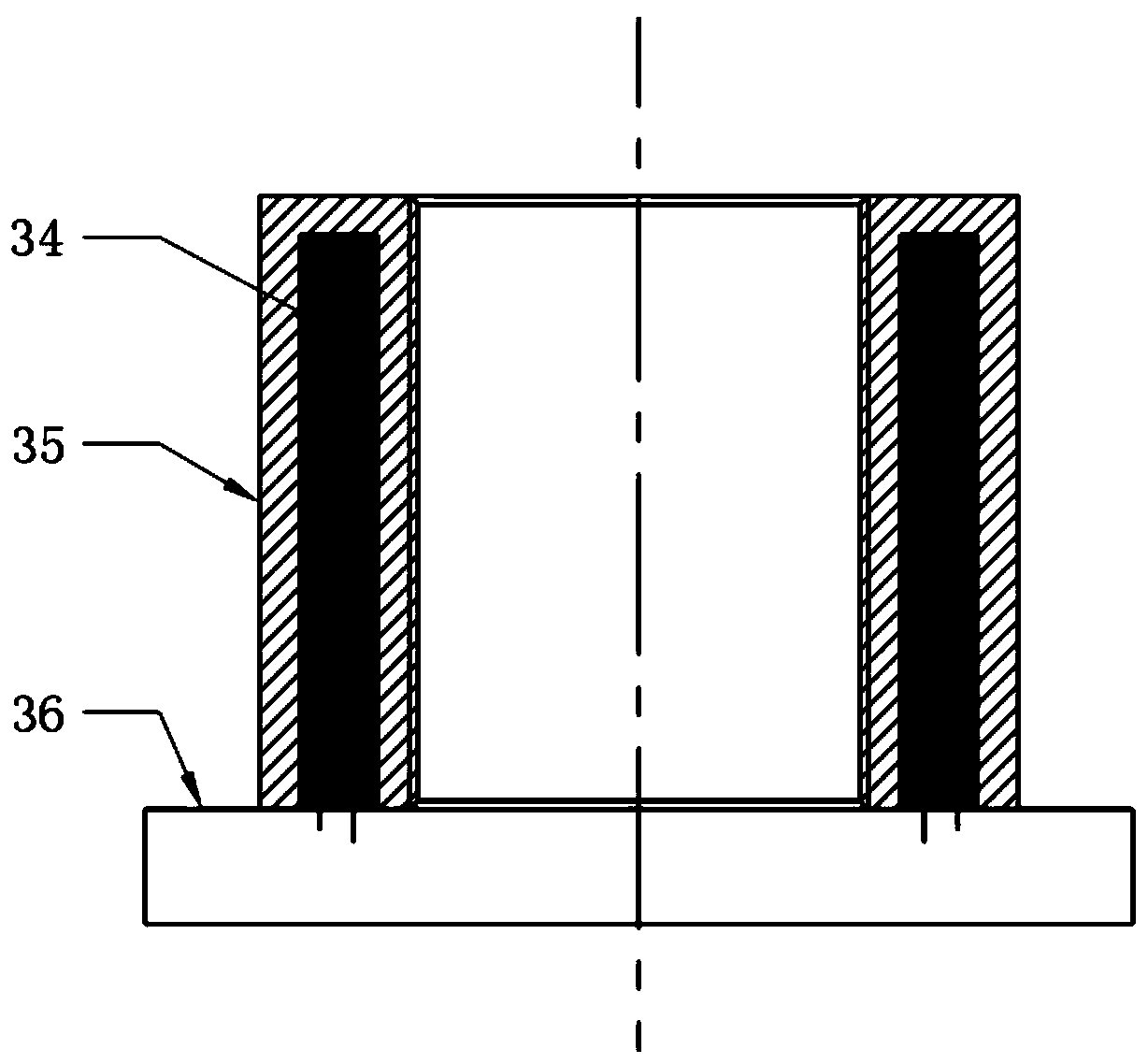 Hydrogen storage alloy PCT curve testing device and method