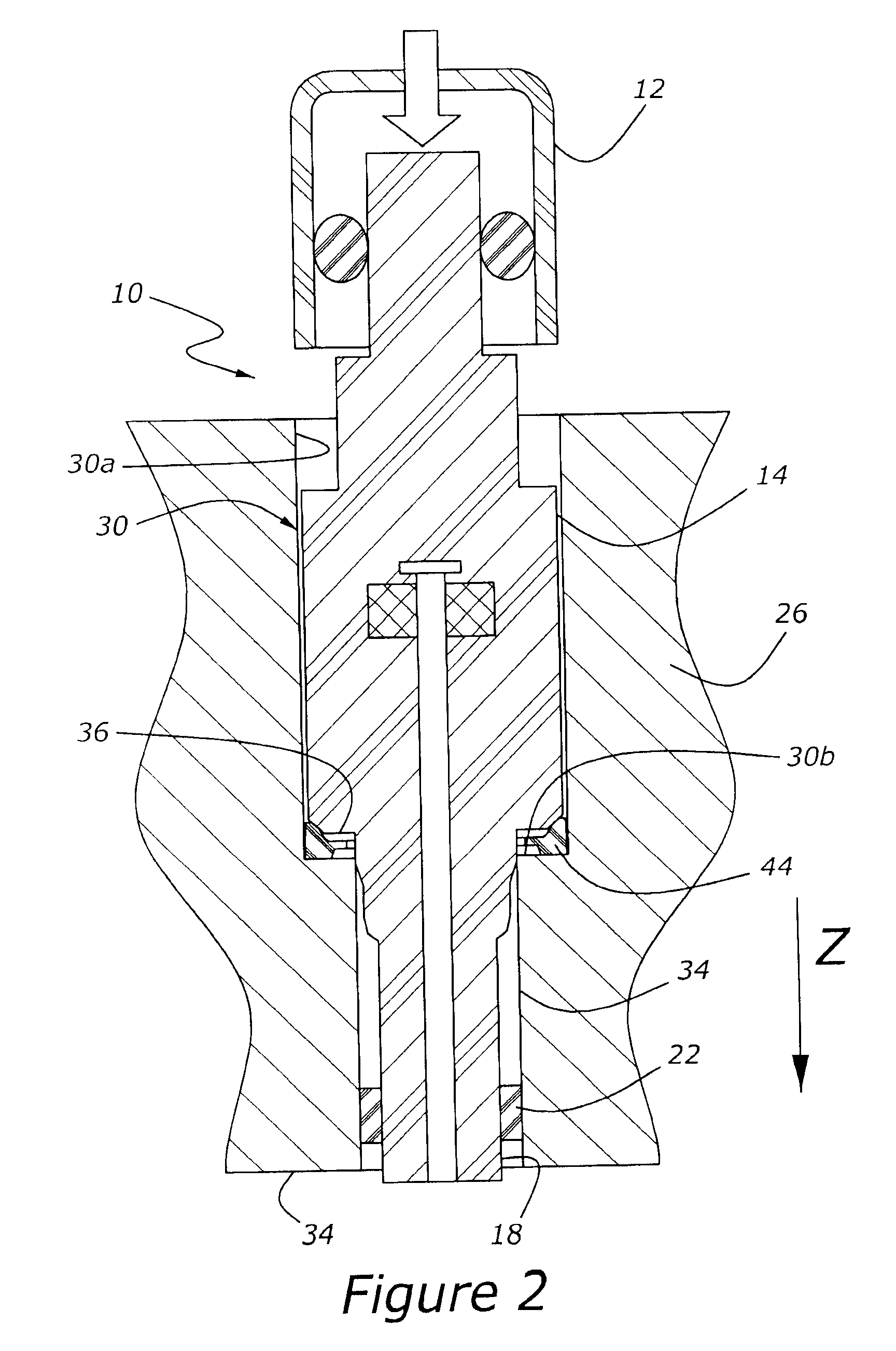 Fuel injection system for internal combustion engine with injector isolator ring