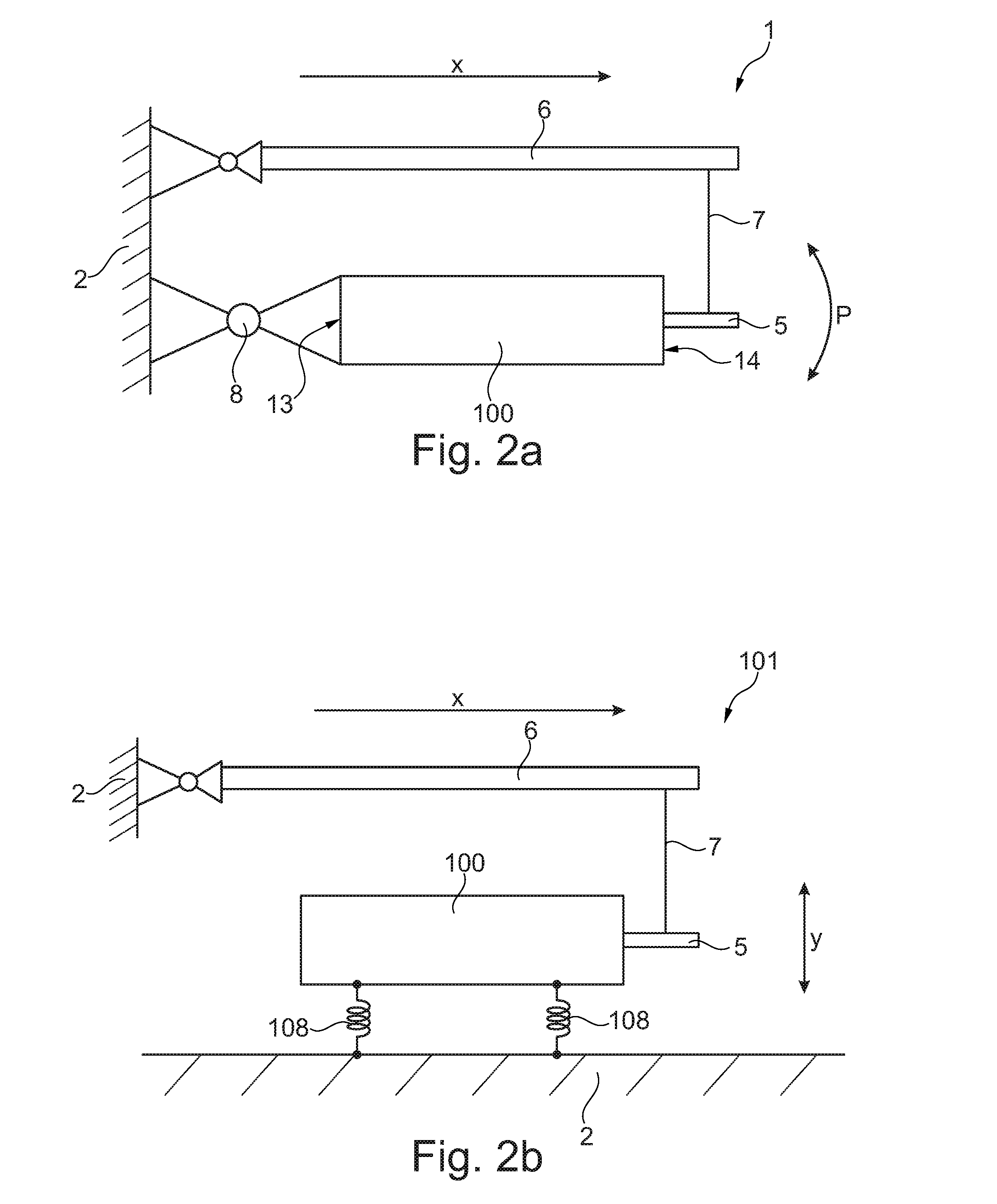 Receiver having a suspended motor assembly