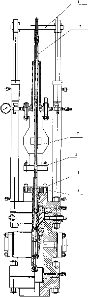 Mounting method and mounting device for replacing valve under pressure