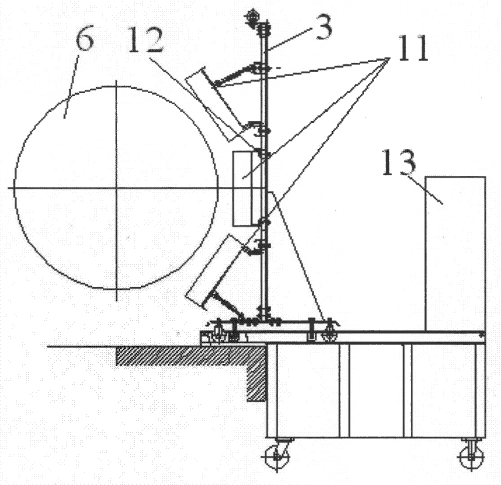 Method for arranging non-weft band hoop on end portion of armature of brushless exciter