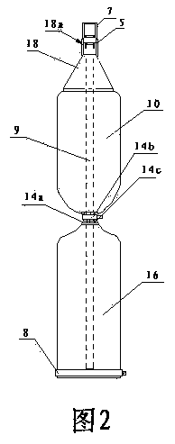 Outer isolation integral double-component glue container