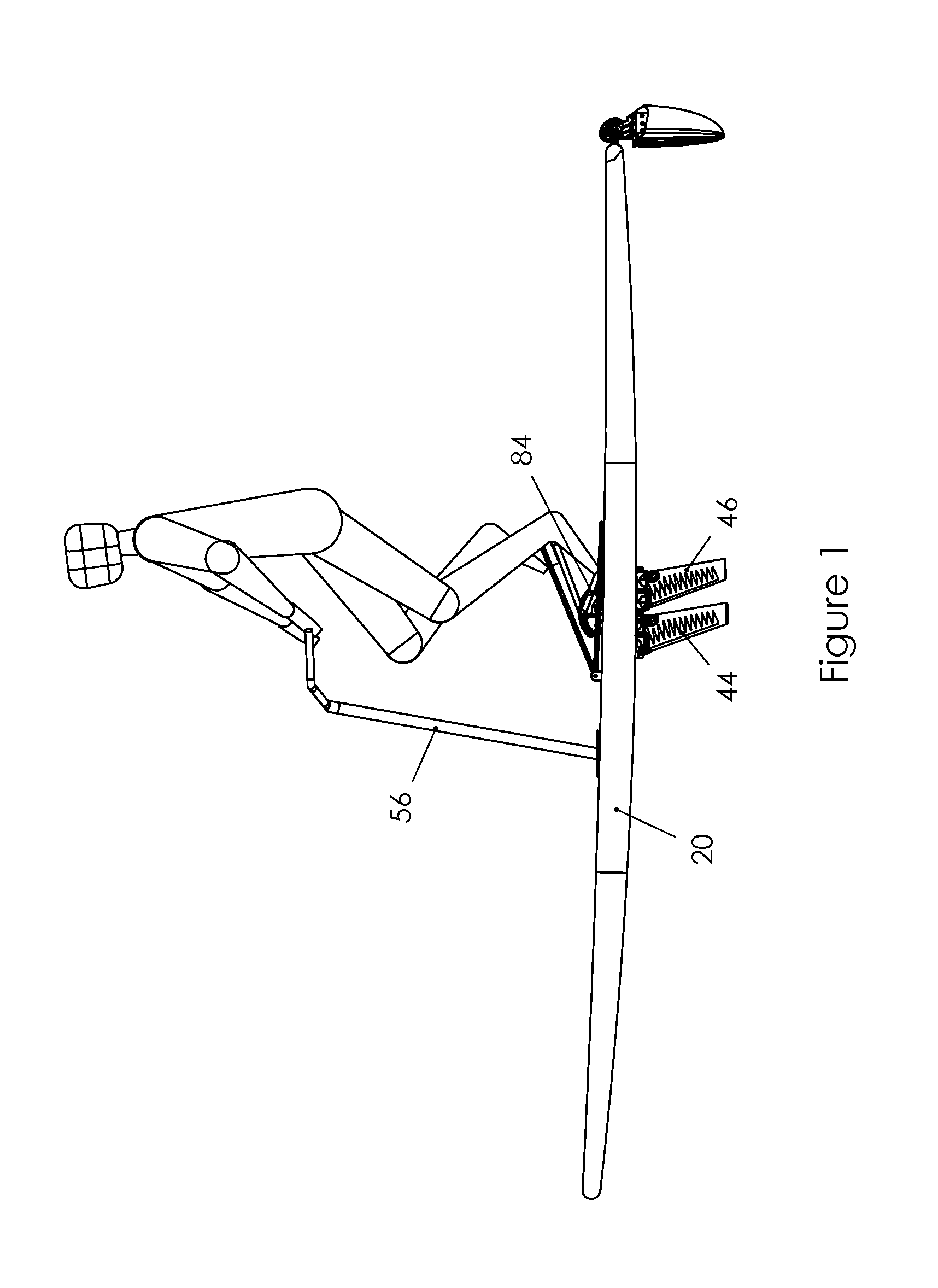 Foot operated propulsion system for watercraft