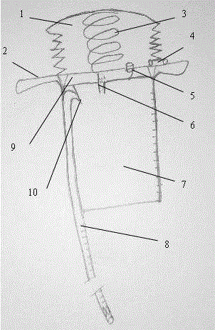 Simple sputum aspirator