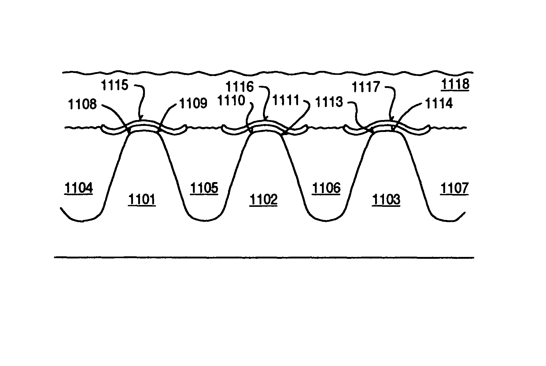 Self-aligned STI with single poly for manufacturing a flash memory device