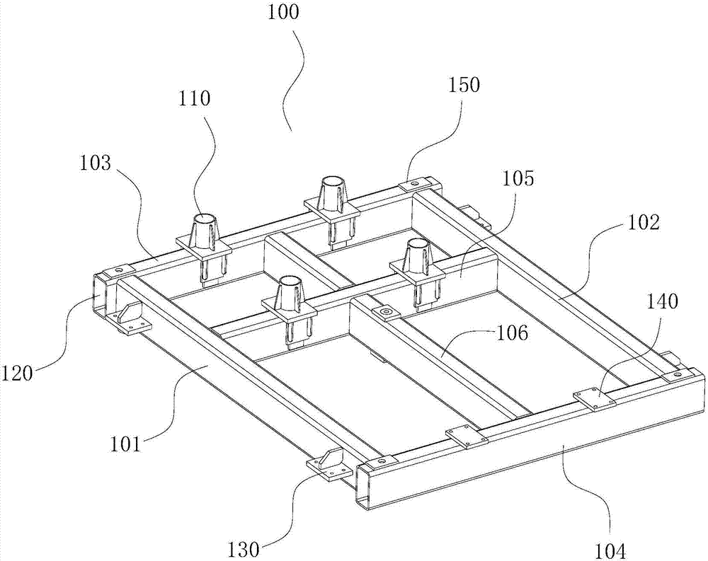 ascending-and-descending-construction-platform-base-framework-base-and