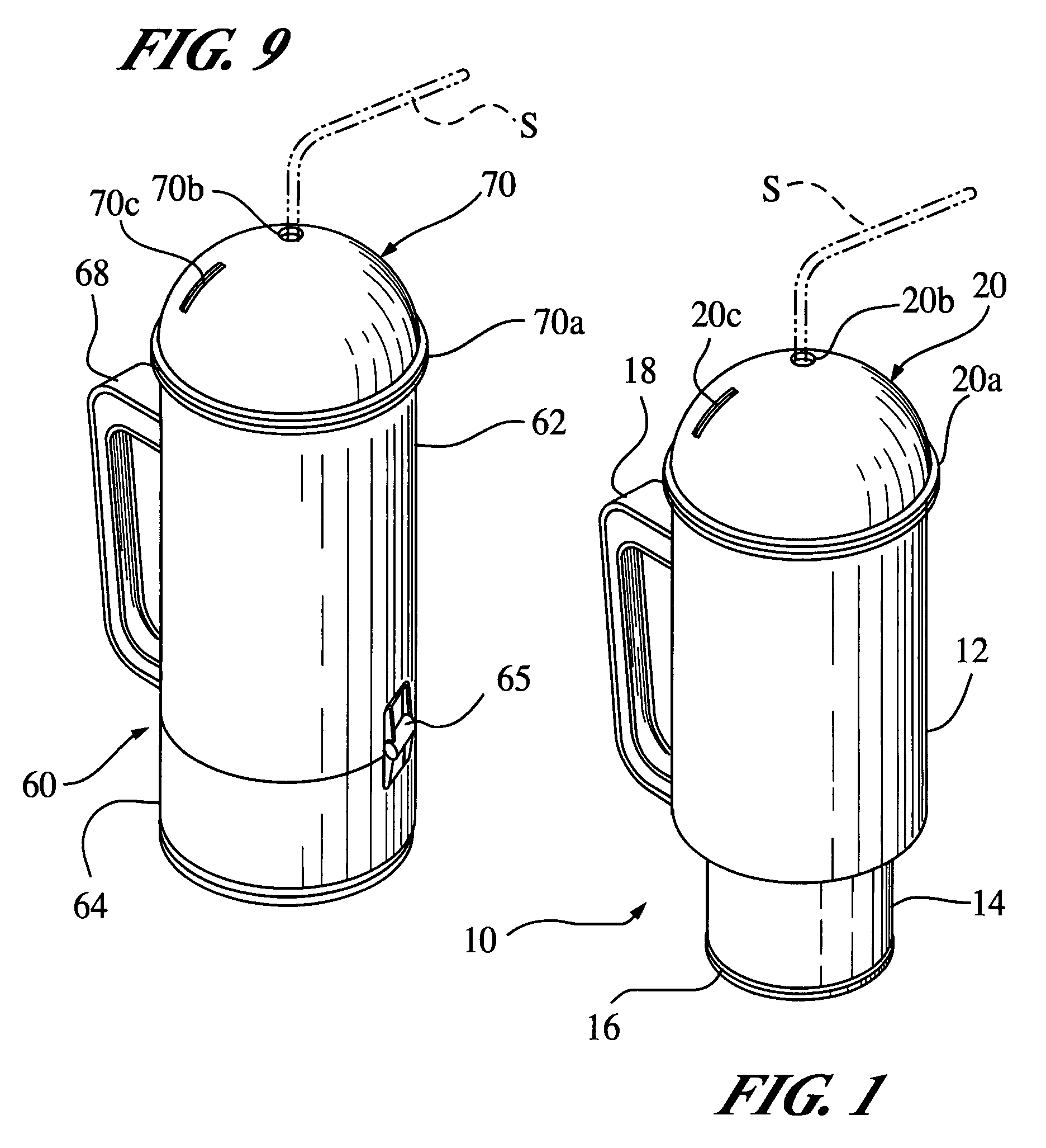 Compartmentalized beverage container device