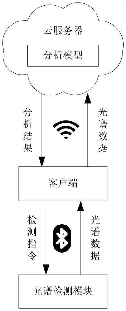Baijiu adulteration detection system based on portable spectrometer