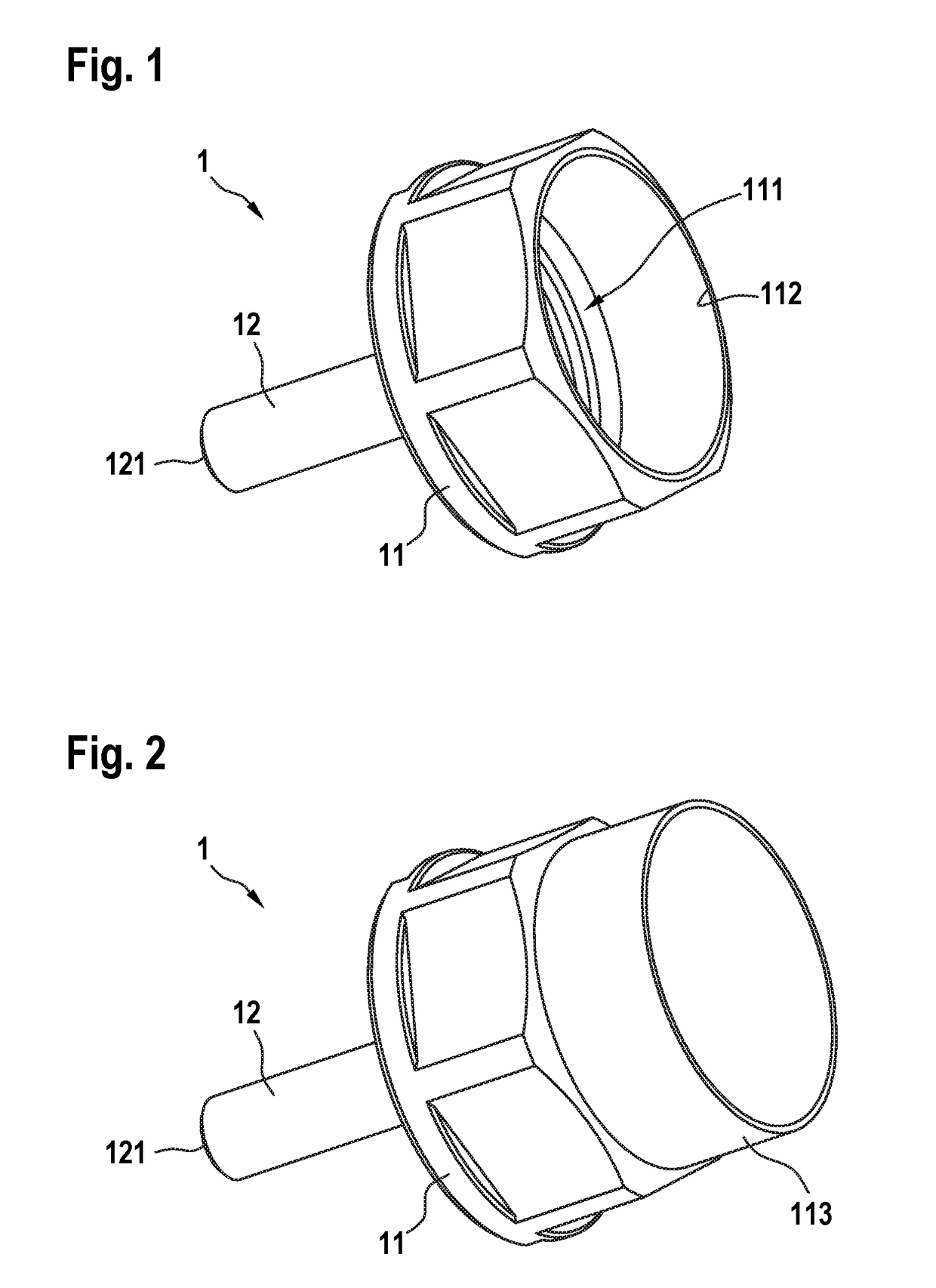 Device for receiving a data carrier and a data carrier set for arranging in an object