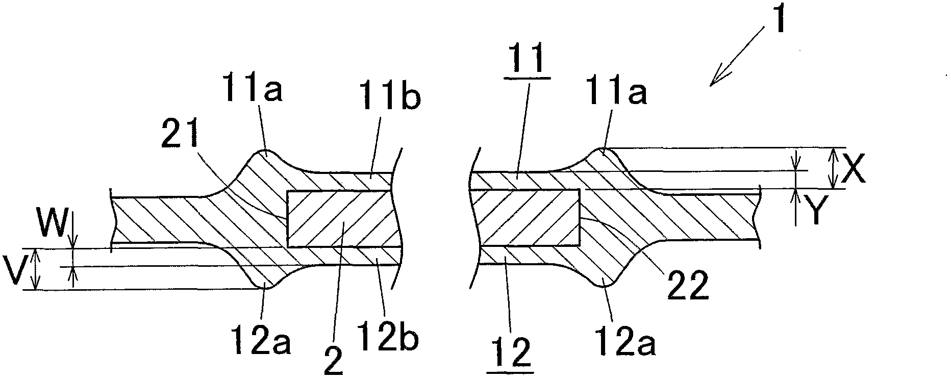 Terminal tongue and manufacturing method thereof