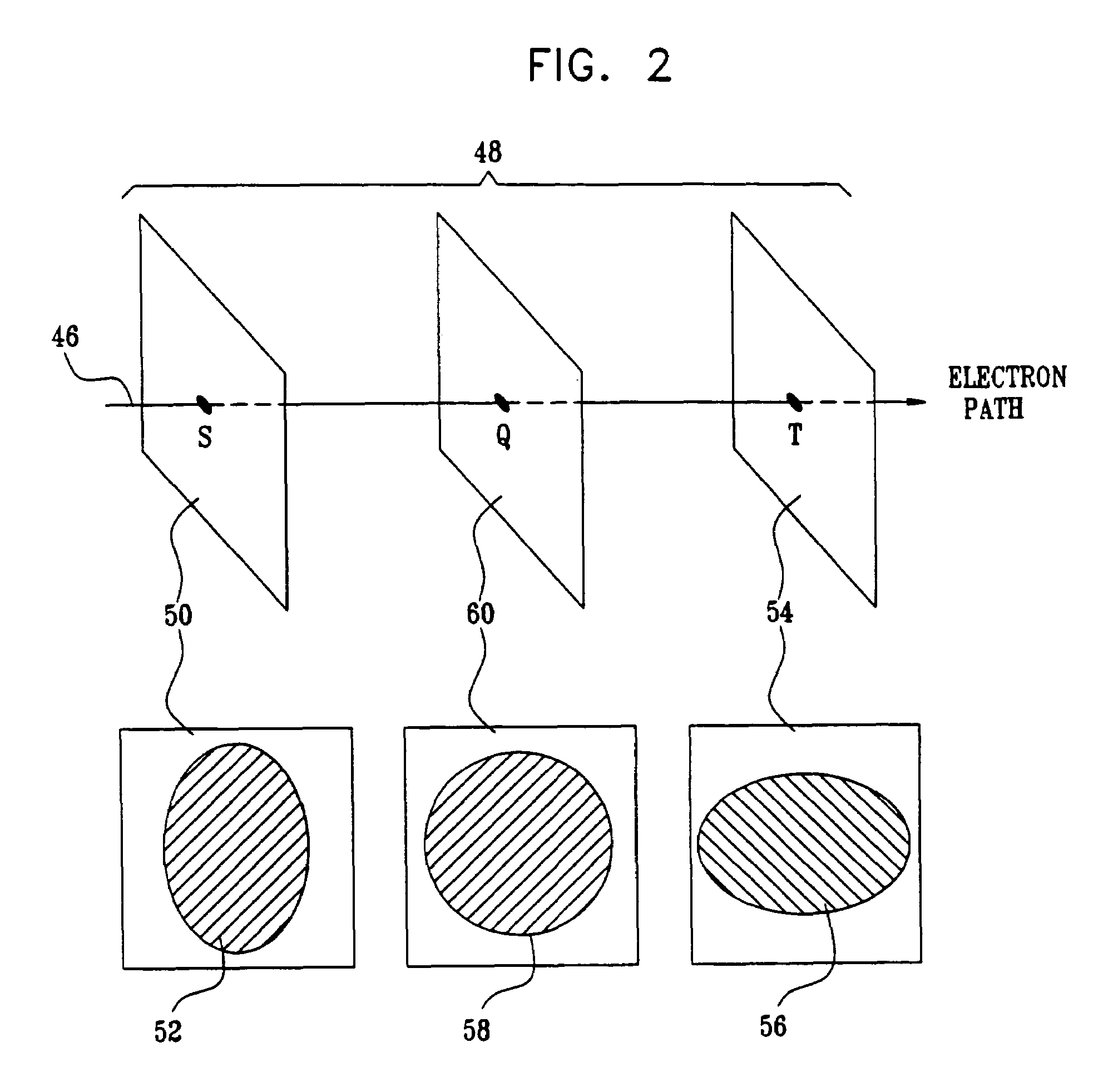 Focusing system and method for a charged particle imaging system