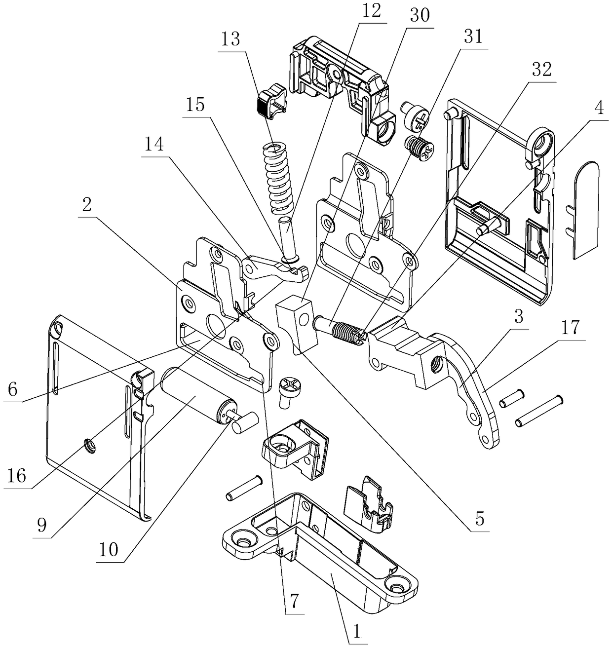 Adjustable damping closing structure for embedded type hinge