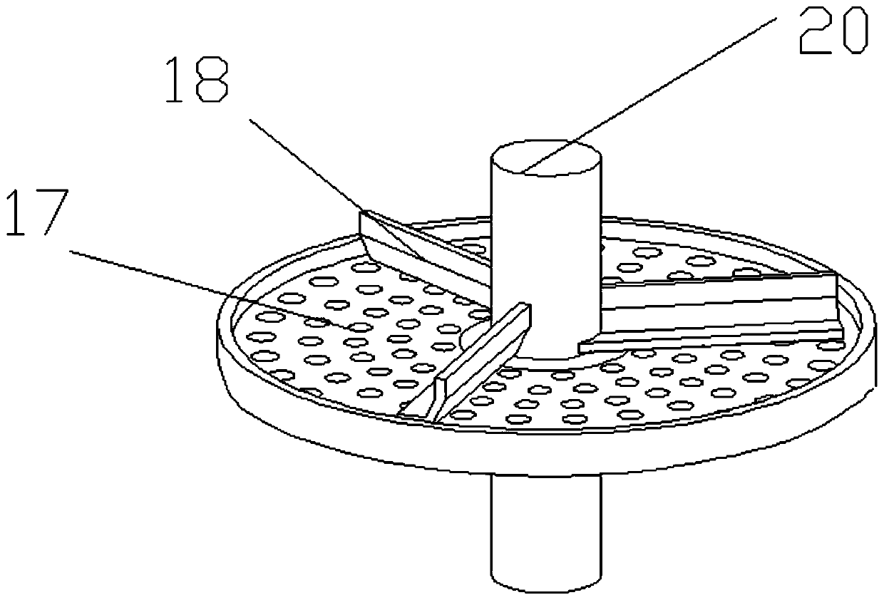 Efficient organic fertilizer granulating device