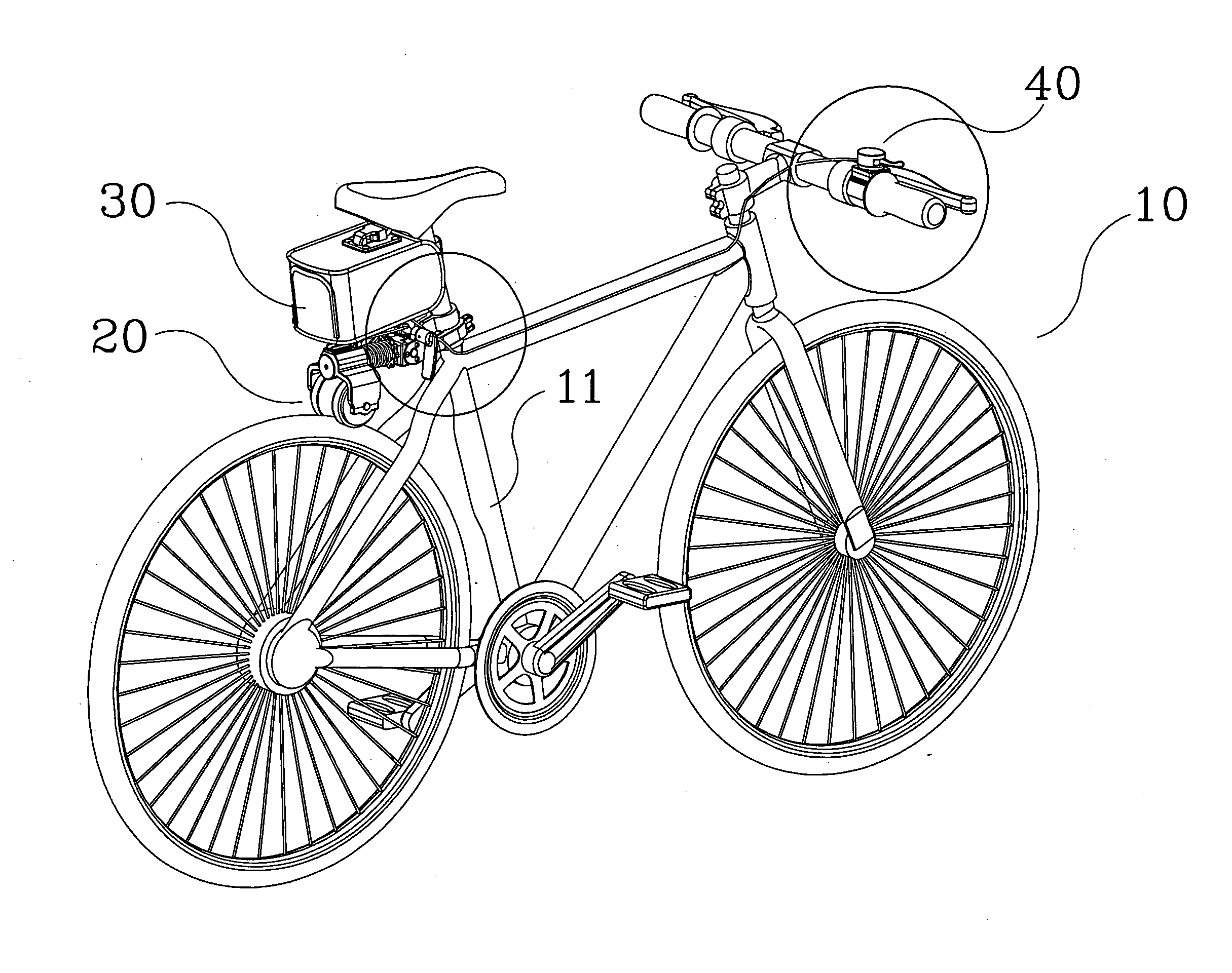 Bicycle-running assistant system