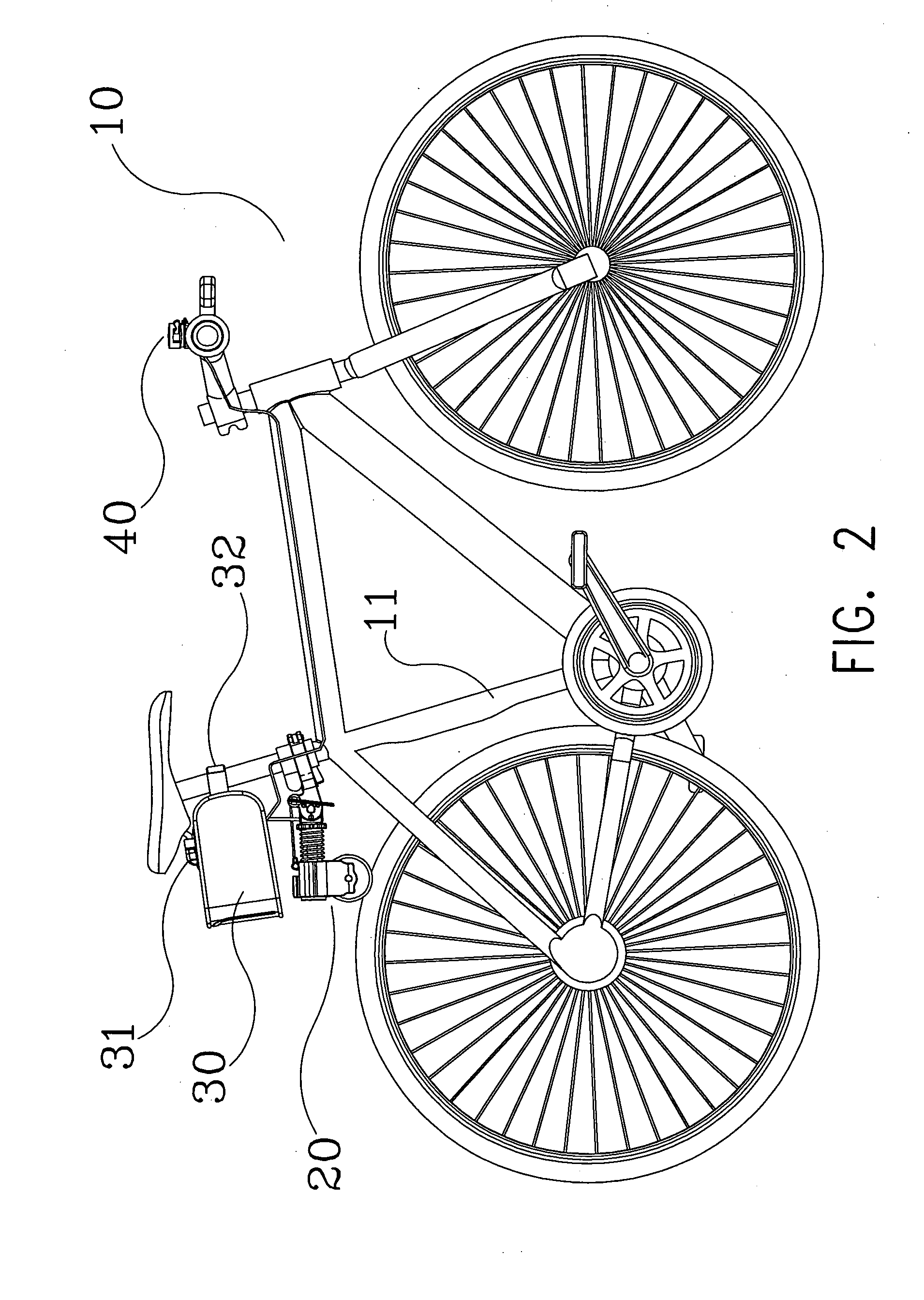 Bicycle-running assistant system