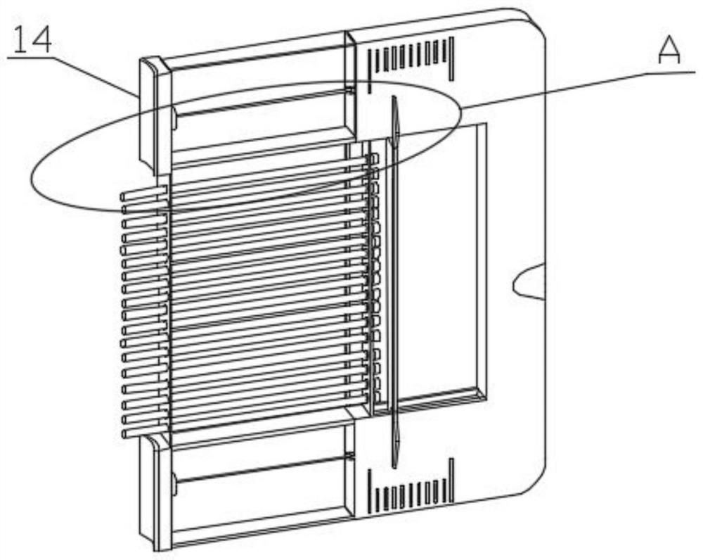 An electroslag pressure welding welding package height detection device and using method