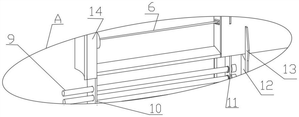 An electroslag pressure welding welding package height detection device and using method