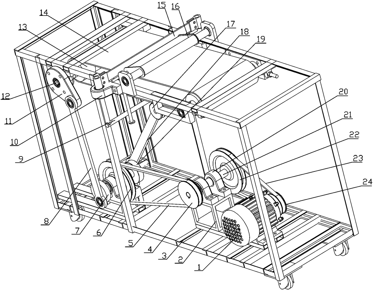 Full-automatic pickled vegetable slicing equipment