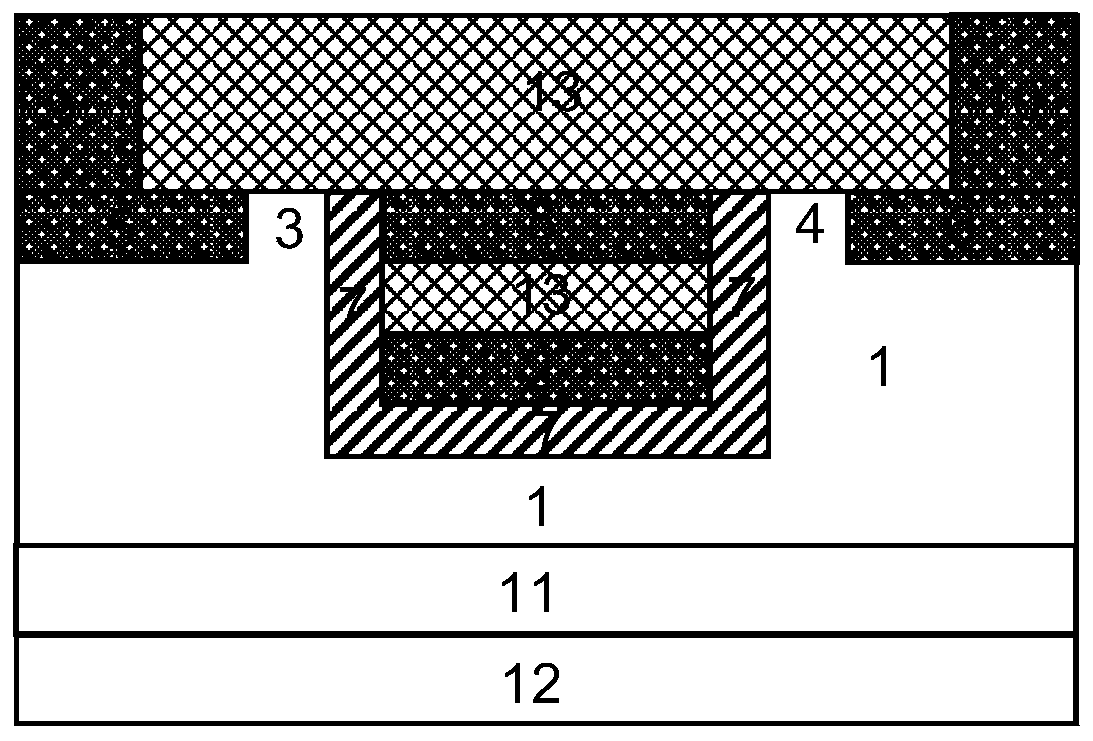 Barrier regulated H-shaped gate-controlled bidirectional tunneling transistor and manufacturing method thereof