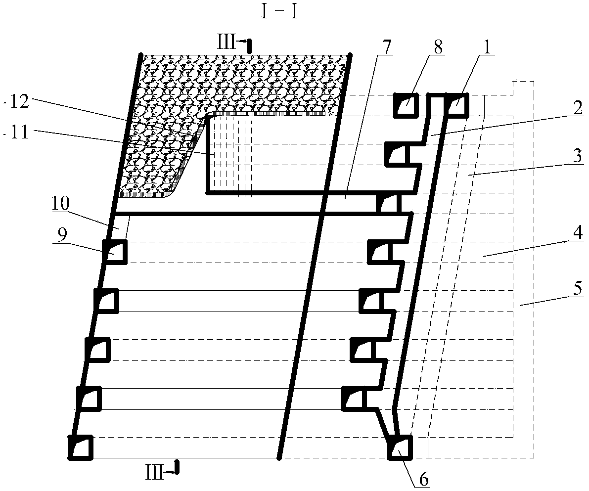 A segmented caving collaborative mining method with flexible isolation layer acting as a false roof