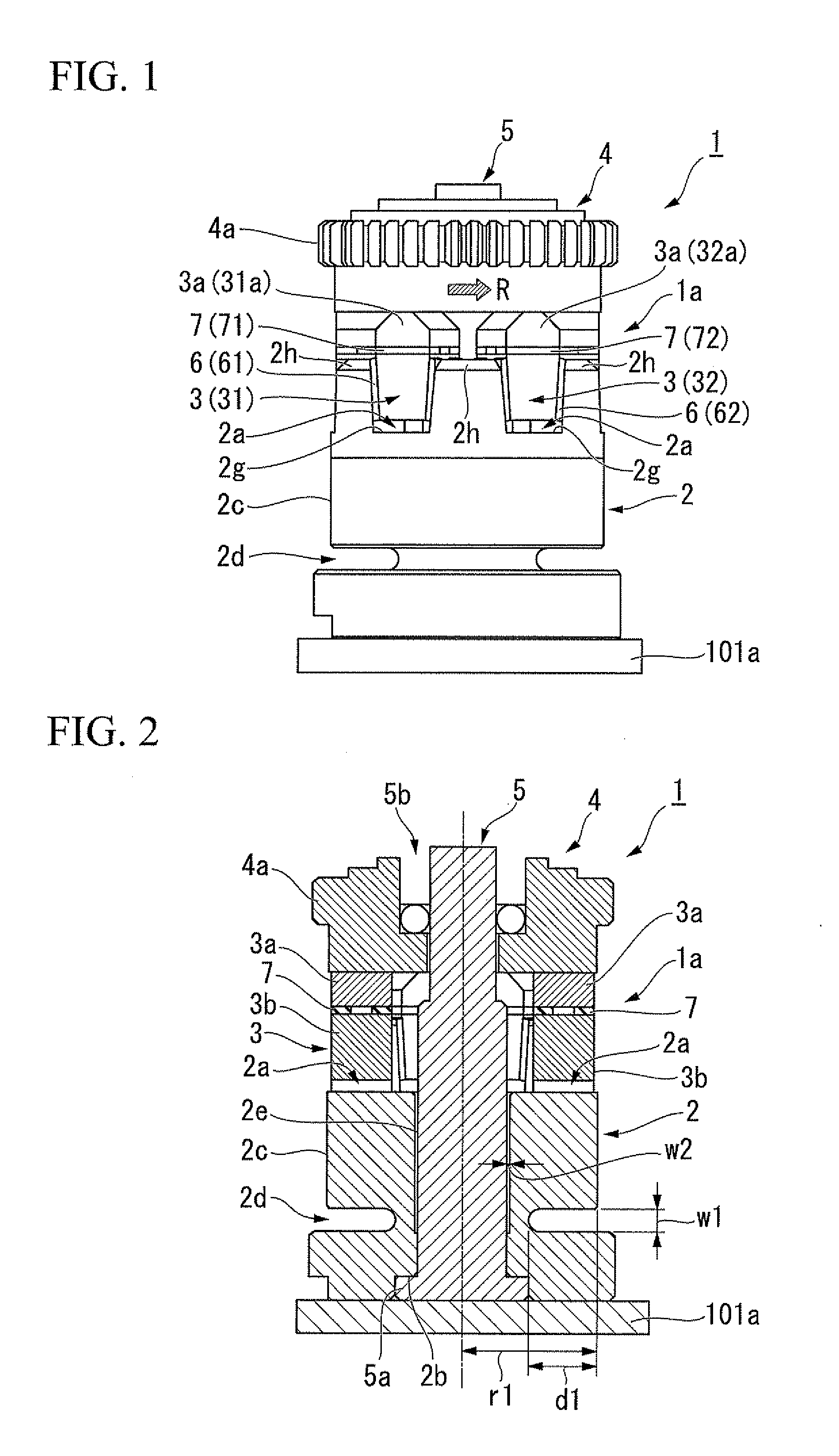 Piezoelectric actuator, lens barrel, and camera