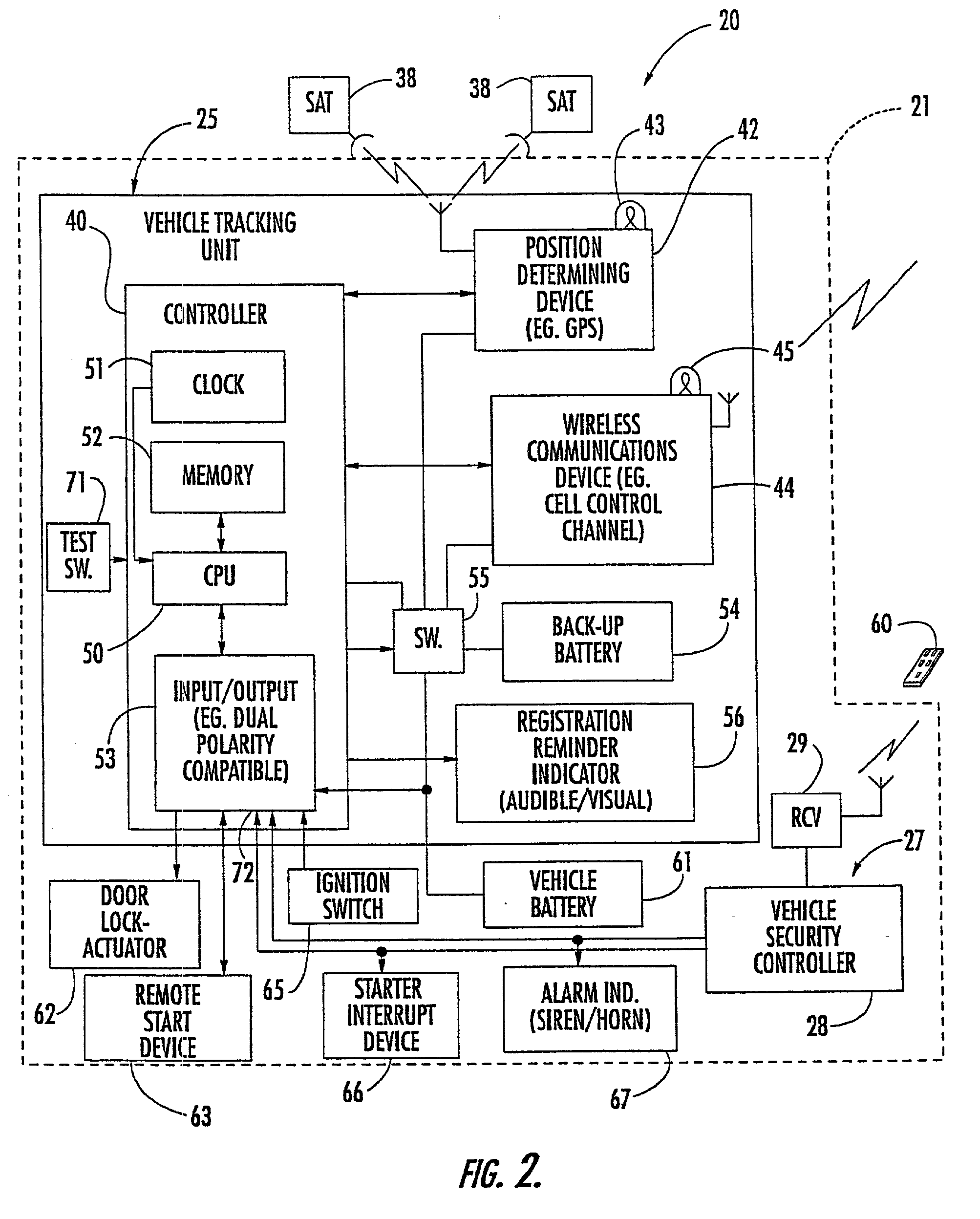 Vehicle tracker with power saving features and related methods