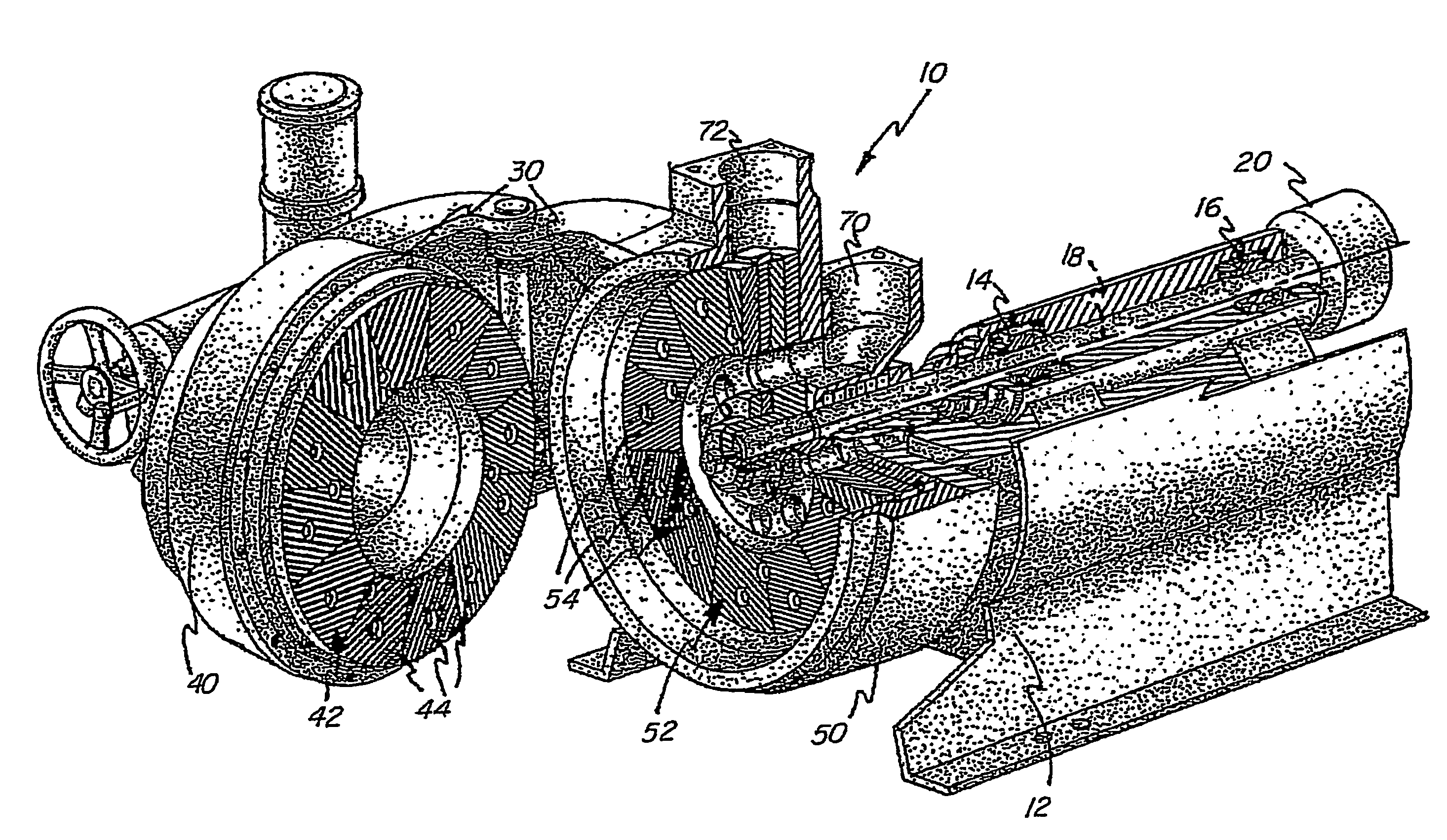 Self-aligning and actively compensating refiner stator plate system