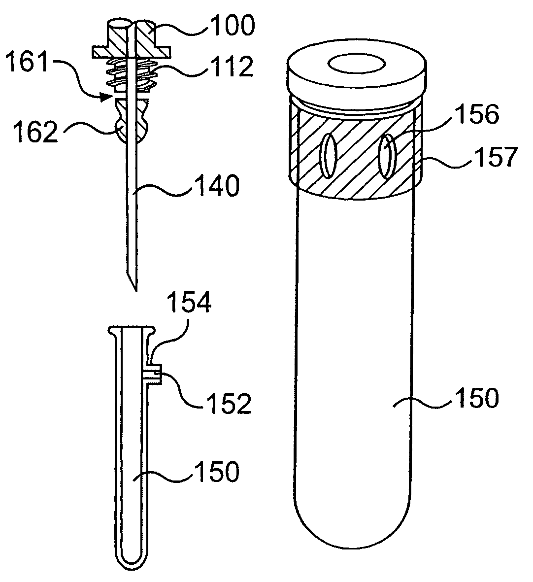 Porous multiple sample sleeve and blood drawing device for flash detection