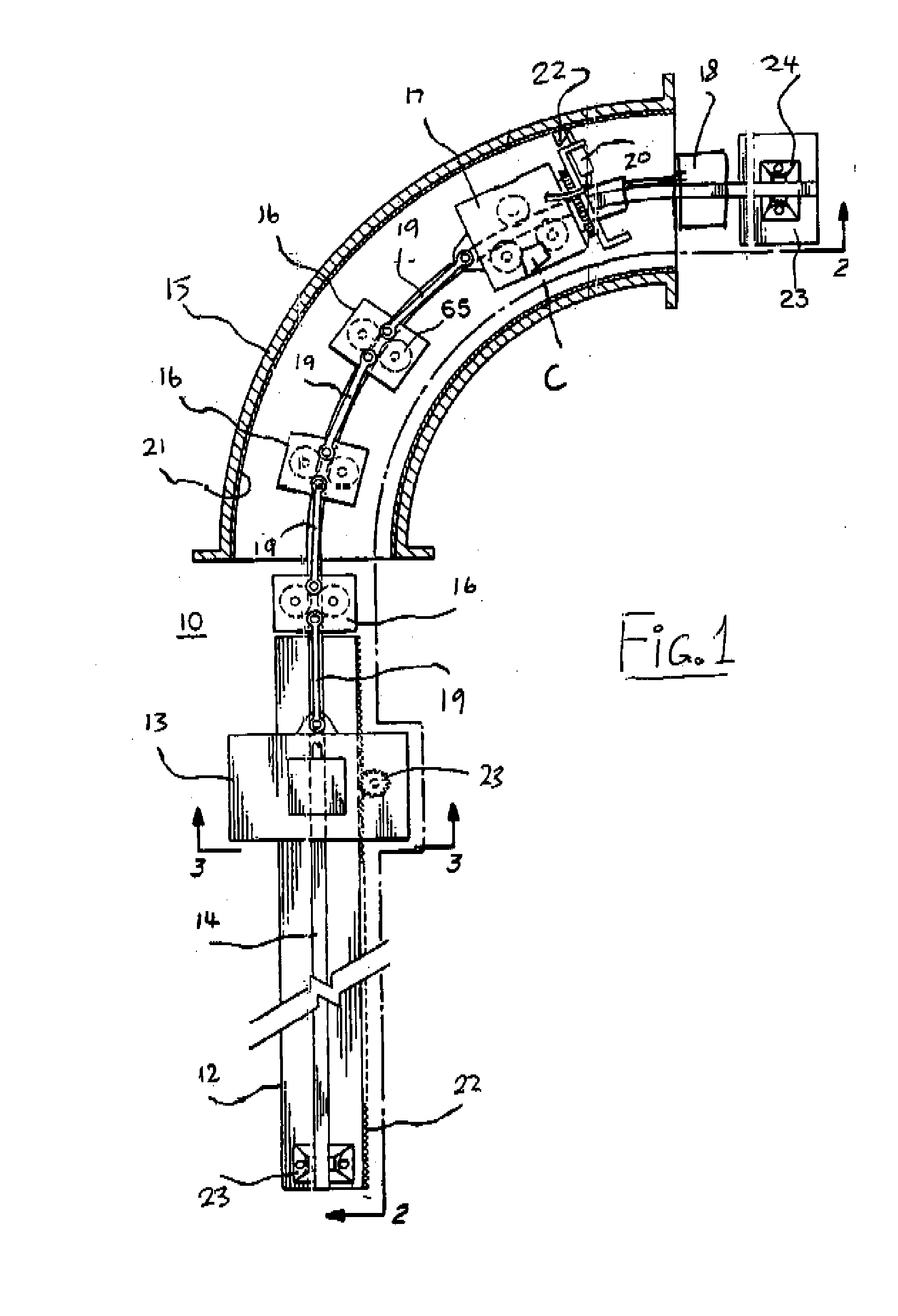 Apparatus for coating a pipe surface