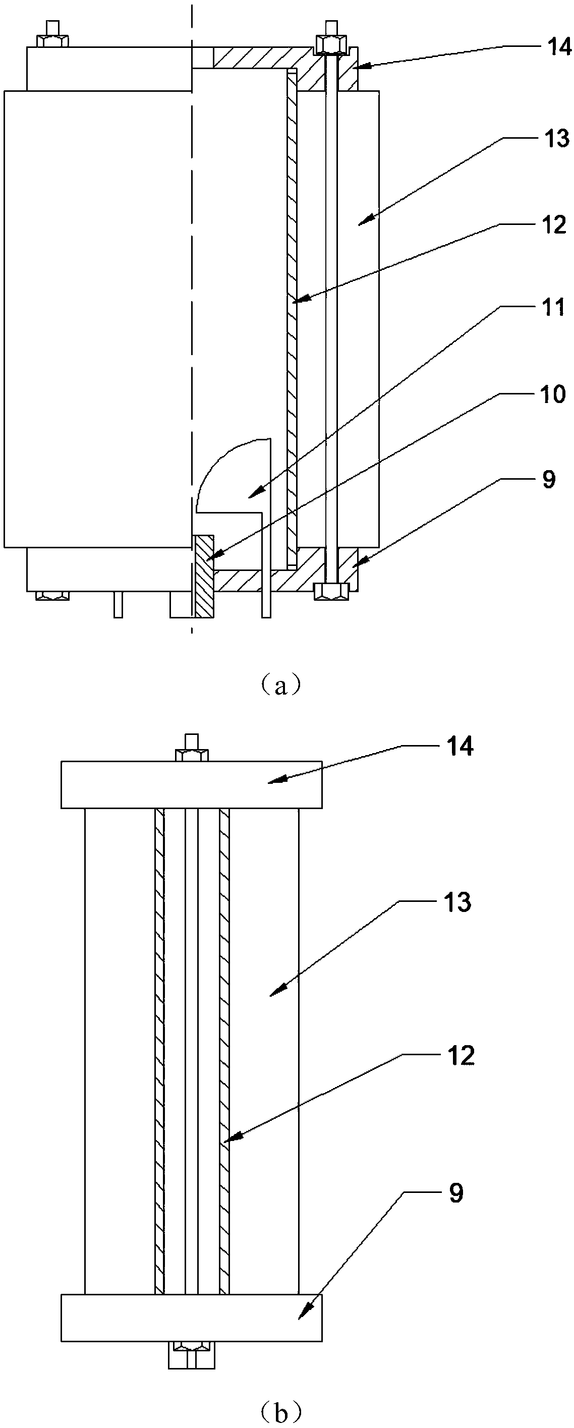 Greenhouse gas conversion device and method utilizing magnetic field to strengthen blade gliding arc