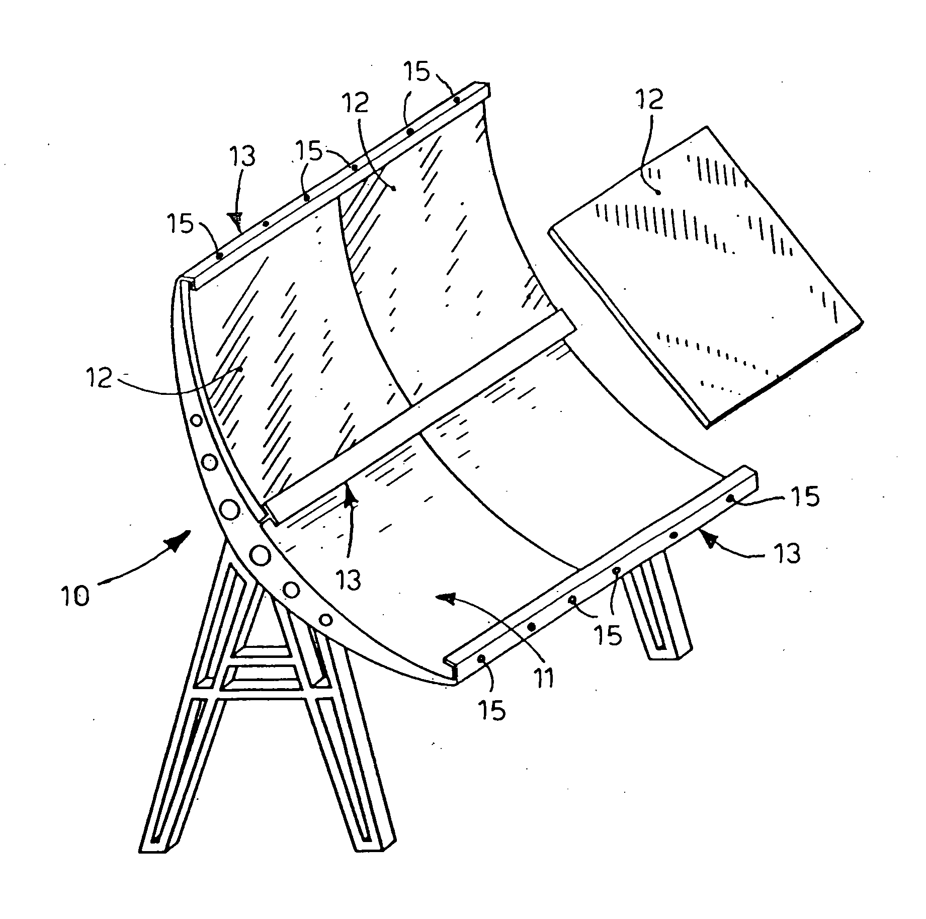 Support structure for solar plants