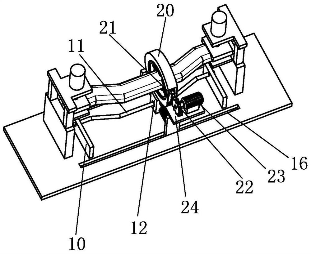 A kind of preparation device for super-explosive pull car handle under high and low temperature