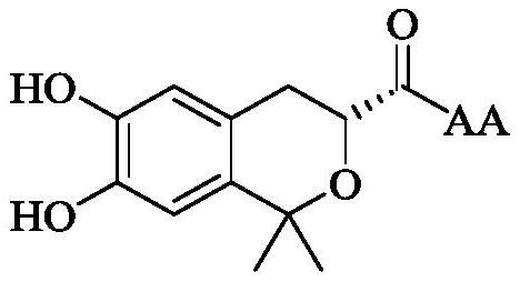 Dihydroxy dimethyl isochroman-3-formyl aromatic amino acid and preparation, thrombolytic activity and application thereof