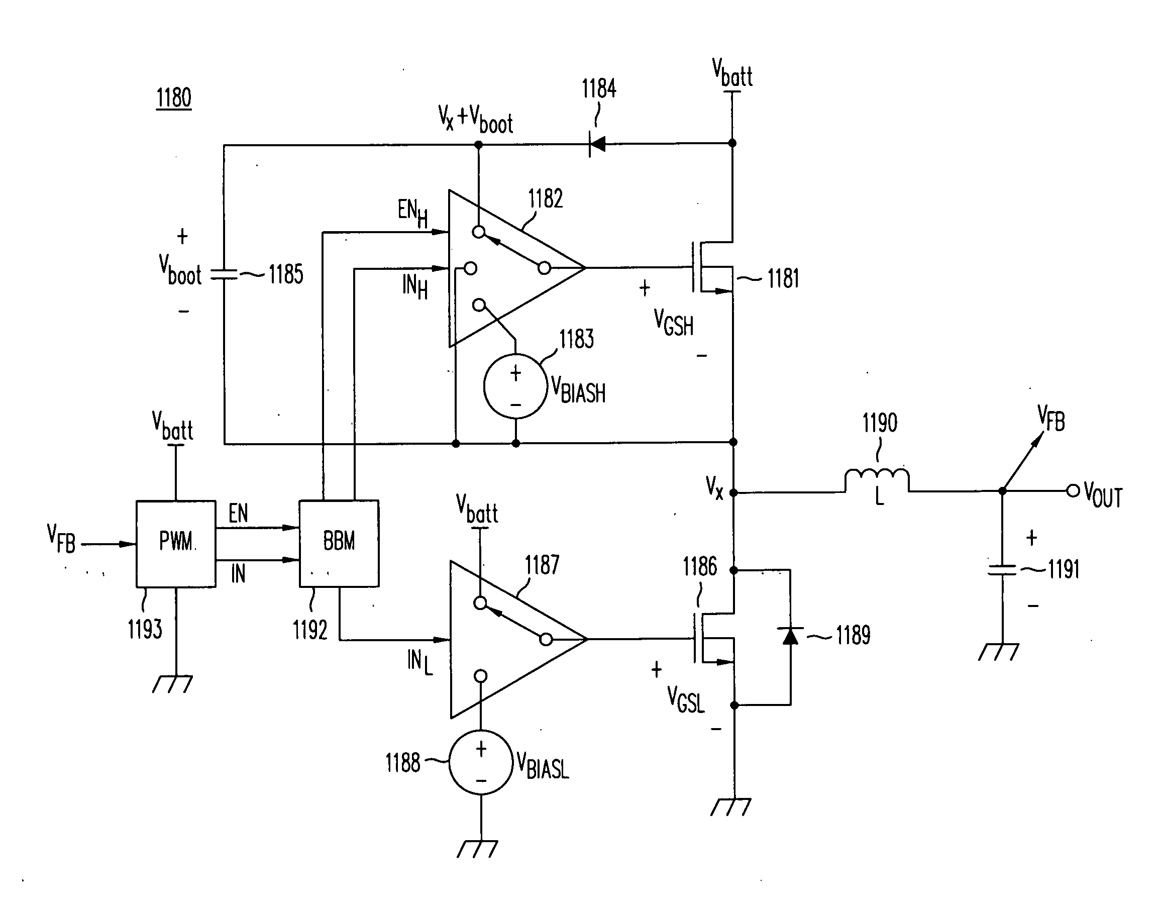 MOSFET gate drive with reduced power loss