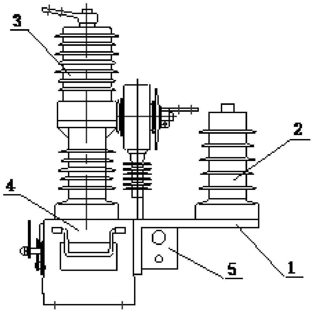 Modified and upgraded intelligent pole-mounted vacuum circuit breaker